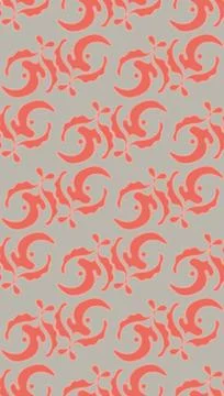 Vector seamless pattern with stylized hand-painted leaves. Stock Illustration