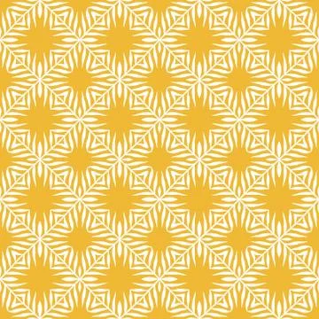 Vector seamless pattern with stylized tropical leaves and flowers Illustrazione stock