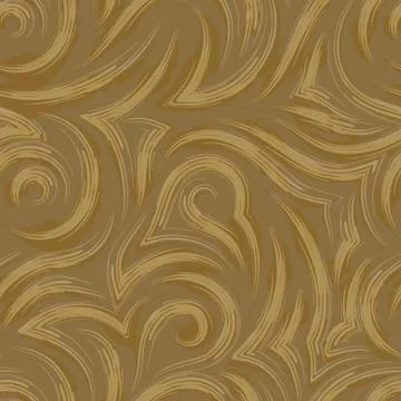 Vector seamless pattern of swampy smooth and angular lines or brush strokes Stock-Illustration