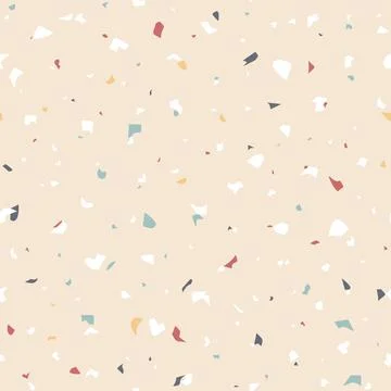 Vector seamless pattern terrazzo texture, granite, natural stone floor Stock Illustration
