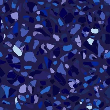 Vector seamless pattern. Terrazzo tile texture. Mosaic of marble Stock Illustration