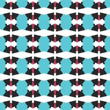 Vector seamless pattern texture background with geometric shapes, colored in  Illustrazione stock