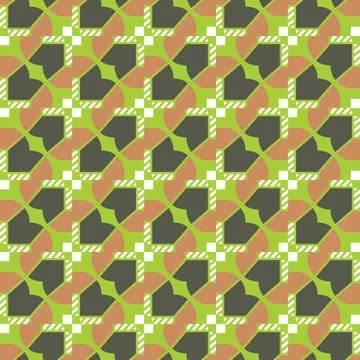 Vector seamless pattern texture background with geometric shapes, colored in  Illustrazione stock