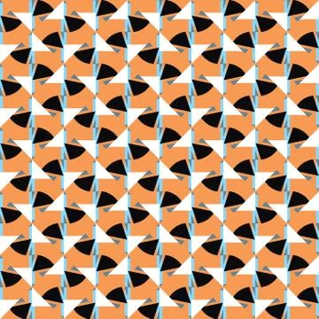 Vector seamless pattern texture background with geometric shapes, colored in  Stock Illustration