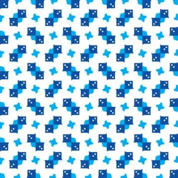 Vector seamless pattern texture background with geometric shapes, colored in  Illustrazione stock