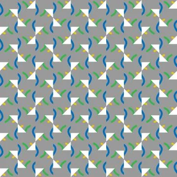 Vector seamless pattern texture background with geometric shapes, colored in  Illustrazione stock