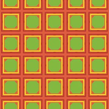 Vector seamless pattern texture background with geometric shapes, colored in  Stock Illustration