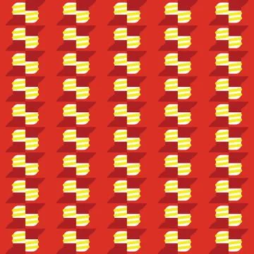 Vector seamless pattern texture background with geometric shapes, colored in  Illustrazione stock