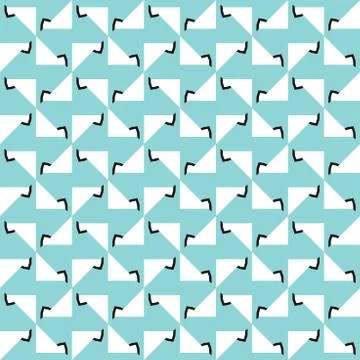 Vector seamless pattern texture background with geometric shapes, colored in  Illustrazione stock