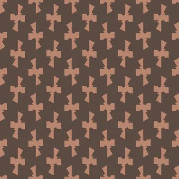 Vector seamless pattern texture background with geometric shapes, colored, br Illustrazione stock