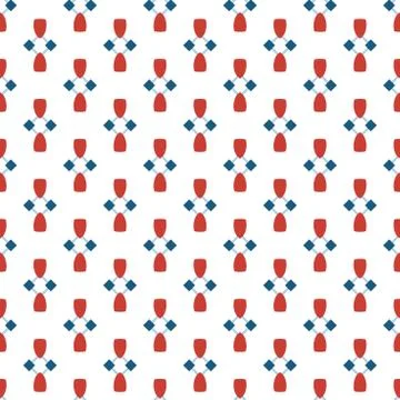 Vector seamless pattern texture background with geometric shapes, colored in  Stock Illustration