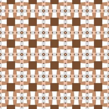 Vector seamless pattern texture background with geometric shapes, colored in  イラスト素材