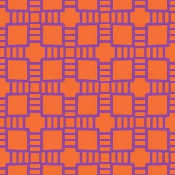 Vector seamless pattern texture background with geometric shapes, colored in  Illustrazione stock