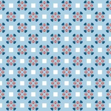 Vector seamless pattern texture background with geometric shapes, colored in  Stock Illustration