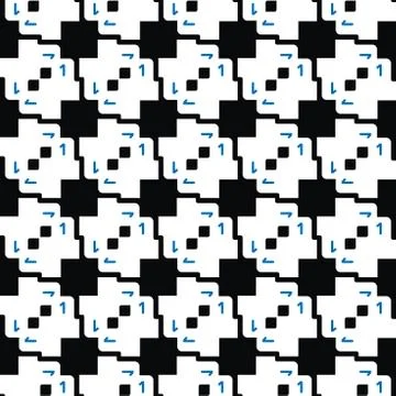 Vector seamless pattern texture background with geometric shapes, colored in  Stock Illustration