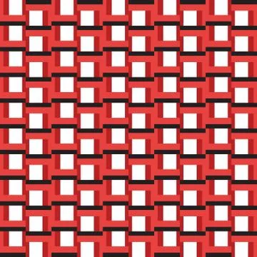 Vector seamless pattern texture background with geometric shapes, colored in  Stock Illustration