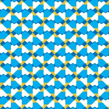 Vector seamless pattern texture background with geometric shapes, colored in  스톡 일러스트