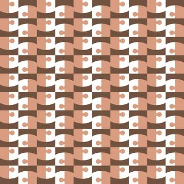 Vector seamless pattern texture background with geometric shapes, colored in  Illustrazione stock