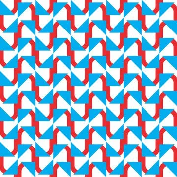 Vector seamless pattern texture background with geometric shapes, colored in  Stock Illustration