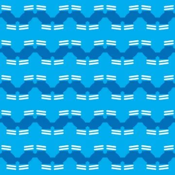 Vector seamless pattern texture background with geometric shapes, colored in  Illustrazione stock