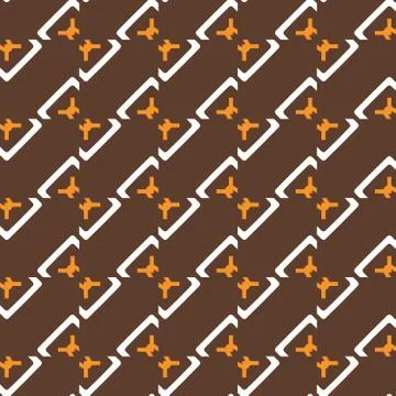 Vector seamless pattern texture background with geometric shapes, colored in  Stockillustratie