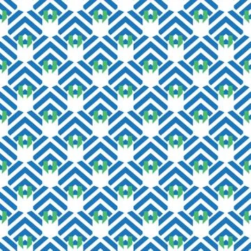 Vector seamless pattern texture background with geometric shapes, colored in  Illustrazione stock