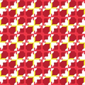 Vector seamless pattern texture background with geometric shapes, colored in  Stock Illustration