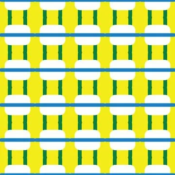 Vector seamless pattern texture background with geometric shapes, colored in  Illustrazione stock