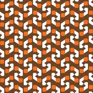 Vector seamless pattern texture background with geometric shapes, colored in  Stock Illustration