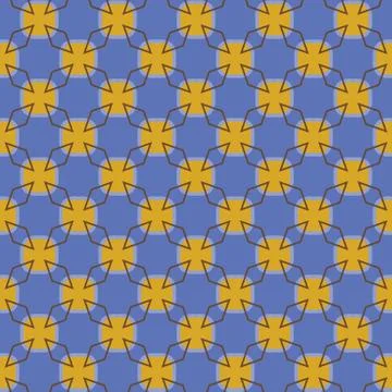 Vector seamless pattern texture background with geometric shapes, colored in  Stock Illustration