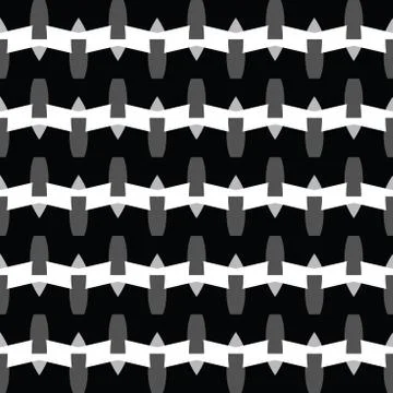 Vector seamless pattern texture background with geometric shapes in black, gr Stock-Illustration
