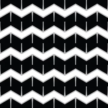 Vector seamless pattern texture background with geometric shapes in black, gr Illustrazione stock