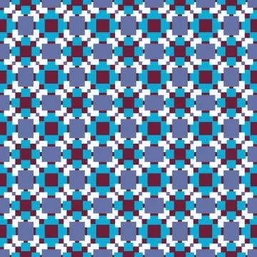 Vector seamless pattern texture background with geometric shapes, colored in  스톡 일러스트