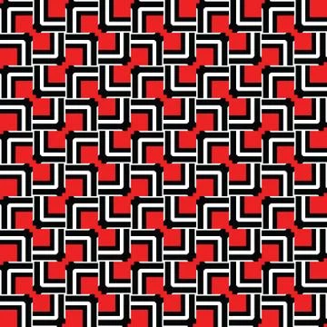 Vector seamless pattern texture background with geometric shapes, colored in  Stock Illustration