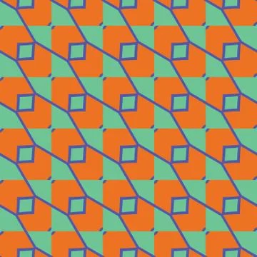 Vector seamless pattern texture background with geometric shapes, colored in  Illustrazione stock