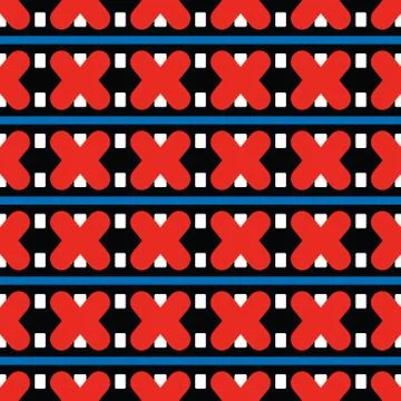 Vector seamless pattern texture background with geometric shapes, colored in  Stockillustratie