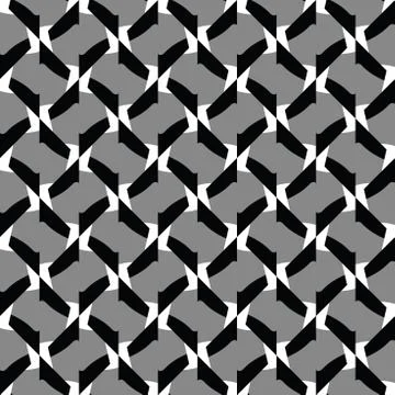 Vector seamless pattern texture background with geometric shapes in black, gr Stock Illustration