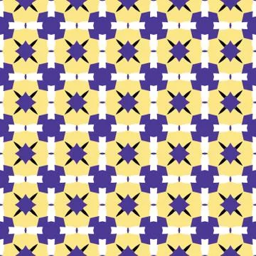 Vector seamless pattern texture background with geometric shapes, colored in  Stock Illustration