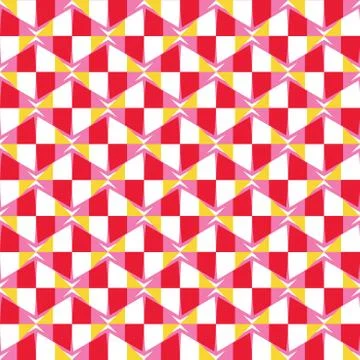 Vector seamless pattern texture background with geometric shapes, colored in  Stock Illustration