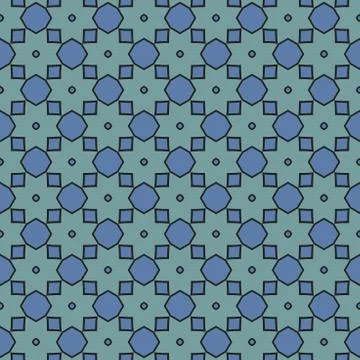 Vector seamless pattern texture background with geometric shapes, colored in  Stock Illustration