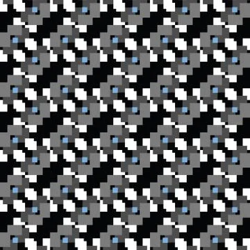 Vector seamless pattern texture background with geometric shapes, colored in  Illustrazione stock