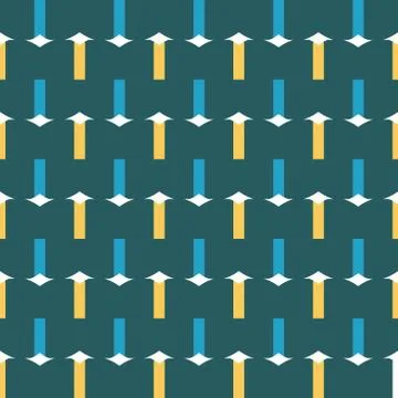 Vector seamless pattern texture background with geometric shapes, colored in  Stock Illustration