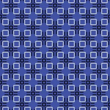 Vector seamless pattern texture background with geometric shapes, colored in  Stock Illustration