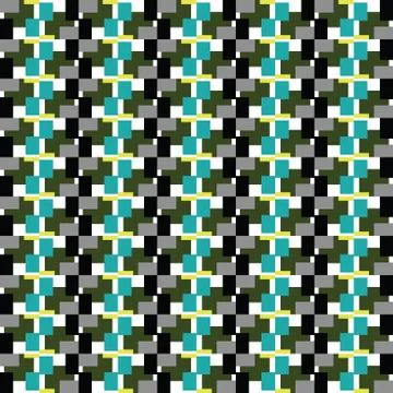 Vector seamless pattern texture background with geometric shapes, colored in  Stock Illustration