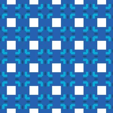 Vector seamless pattern texture background with geometric shapes, colored in  Stock Illustration