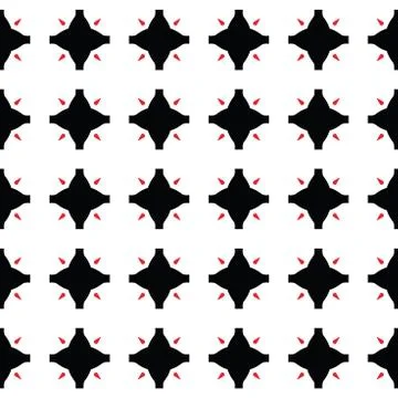 Vector seamless pattern texture background with geometric shapes, colored in  Stock Illustration