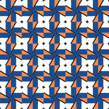 Vector seamless pattern texture background with geometric shapes, colored in  Stock Illustration