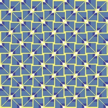 Vector seamless pattern texture background with geometric shapes, colored in  Illustrazione stock