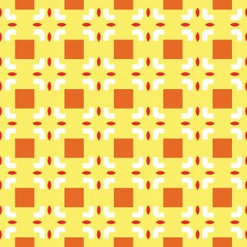 Vector seamless pattern texture background with geometric shapes, colored in  Stock Illustration