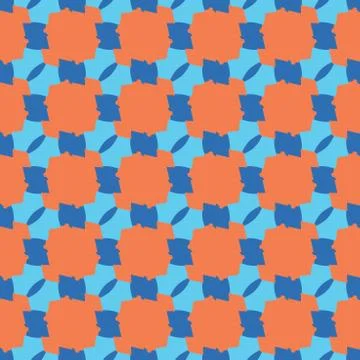 Vector seamless pattern texture background with geometric shapes, colored in  Stock Illustration